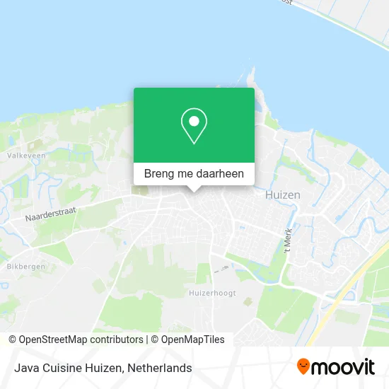 Java Cuisine Huizen kaart