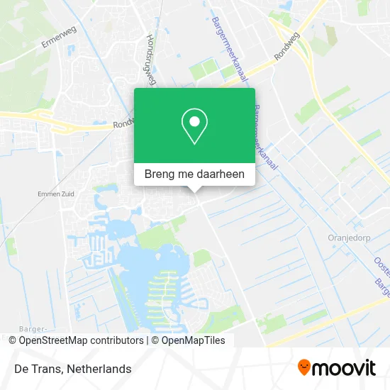 De Trans kaart