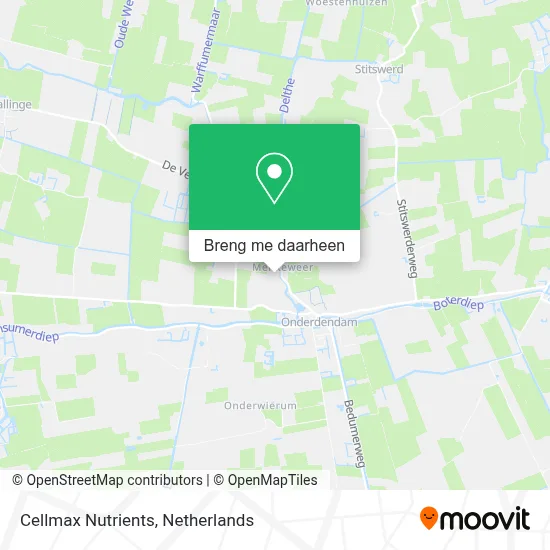 Cellmax Nutrients kaart