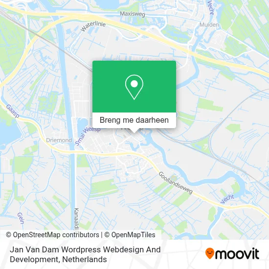 Jan Van Dam Wordpress Webdesign And Development kaart