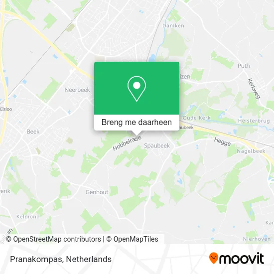 Pranakompas kaart