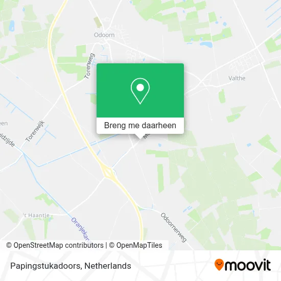 Papingstukadoors kaart