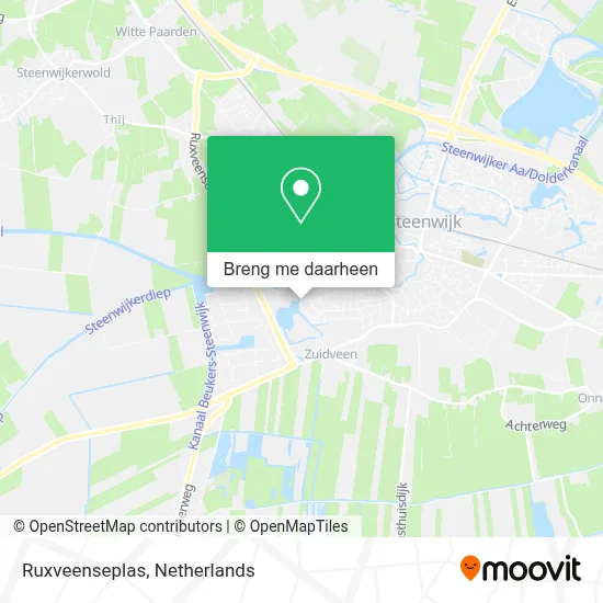 Ruxveenseplas kaart