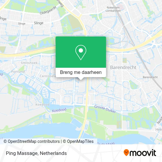 Ping Massage kaart