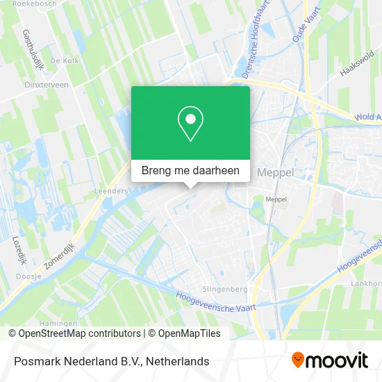 Posmark Nederland B.V. kaart