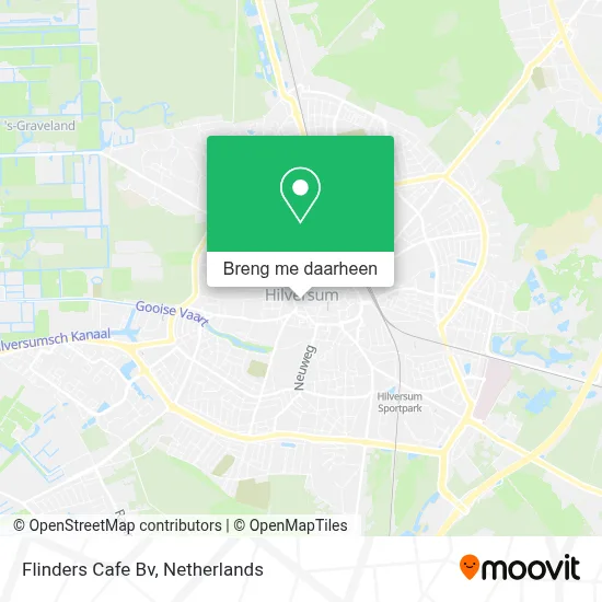 Flinders Cafe Bv kaart