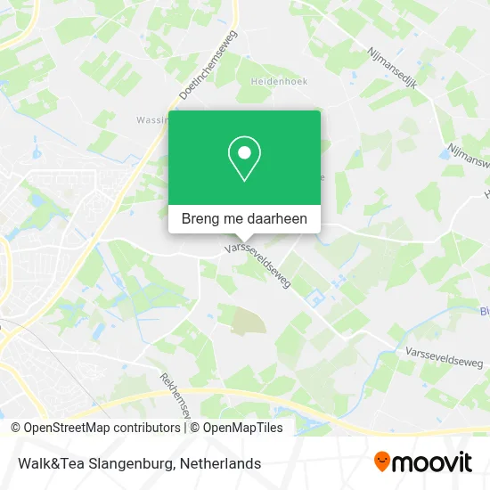 Walk&Tea Slangenburg kaart