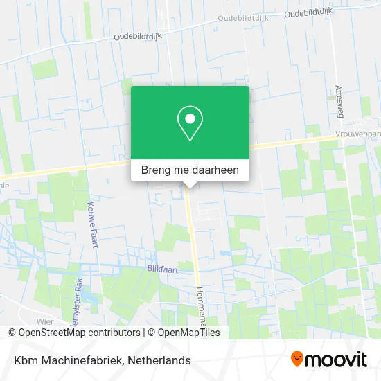 Kbm Machinefabriek kaart