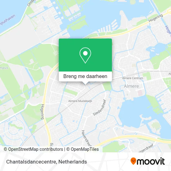 Chantalsdancecentre kaart