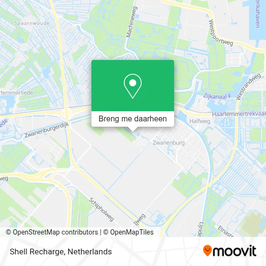 Shell Recharge kaart