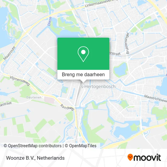 Woonze B.V. kaart