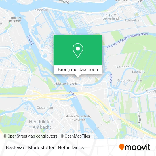 Bestevaer Modestoffen kaart