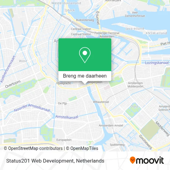 Status201 Web Development kaart