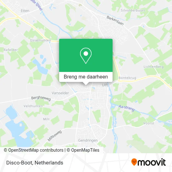 Disco-Boot kaart