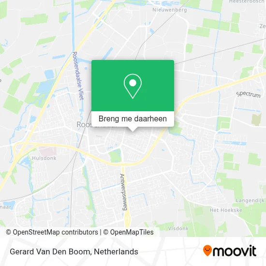 Gerard Van Den Boom kaart