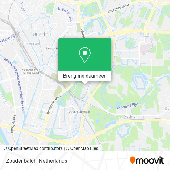 Zoudenbalch kaart