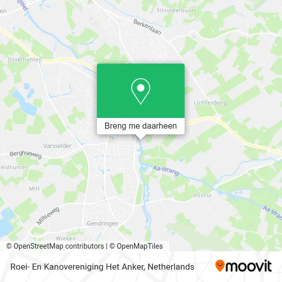 Roei- En Kanovereniging Het Anker kaart
