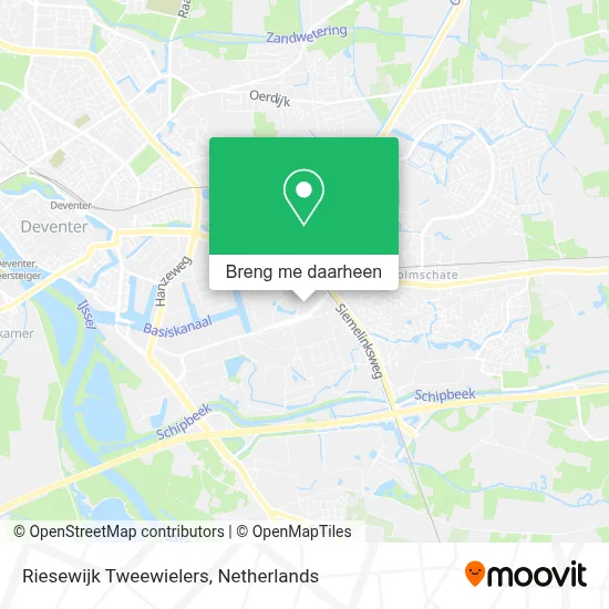 Riesewijk Tweewielers kaart