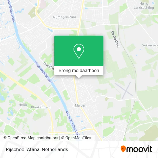 Rijschool Atana kaart
