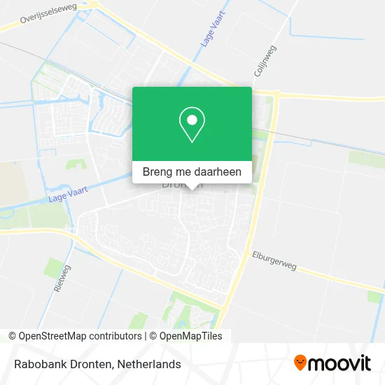 Rabobank Dronten kaart