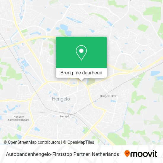 Autobandenhengelo-Firststop Partner kaart