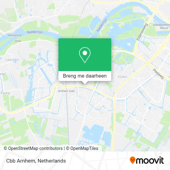 Cbb Arnhem kaart