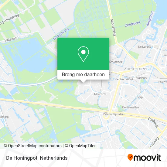 De Honingpot kaart