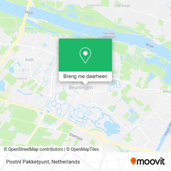 Postnl Pakketpunt kaart