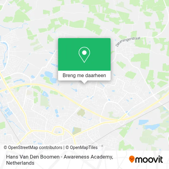 Hans Van Den Boomen - Awareness Academy kaart