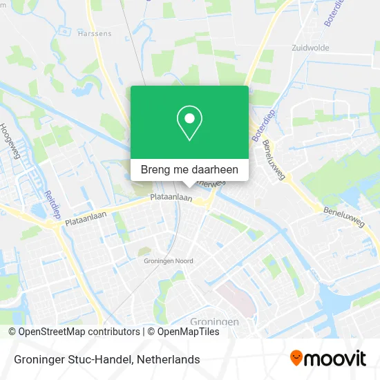 Groninger Stuc-Handel kaart