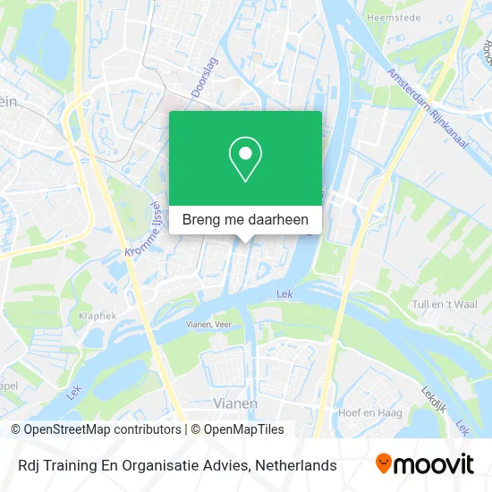 Rdj Training En Organisatie Advies kaart
