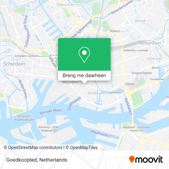 Goedkoopled kaart