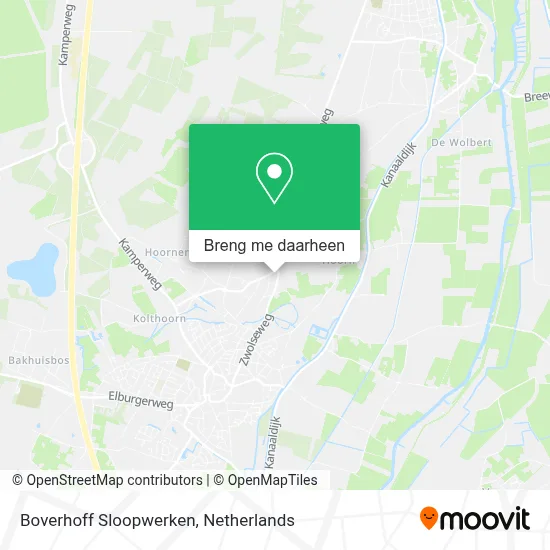 Boverhoff Sloopwerken kaart