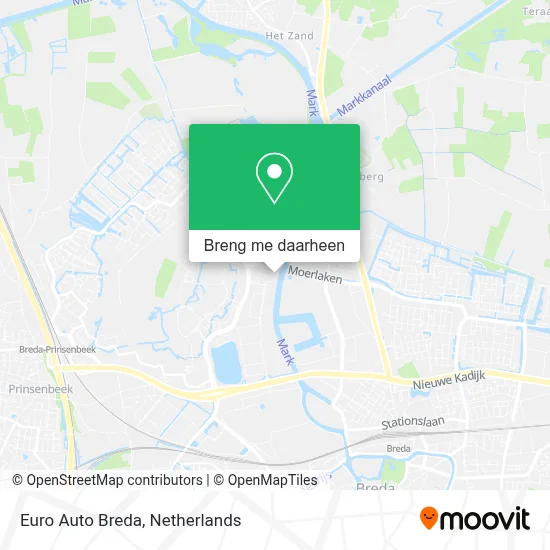 Euro Auto Breda kaart