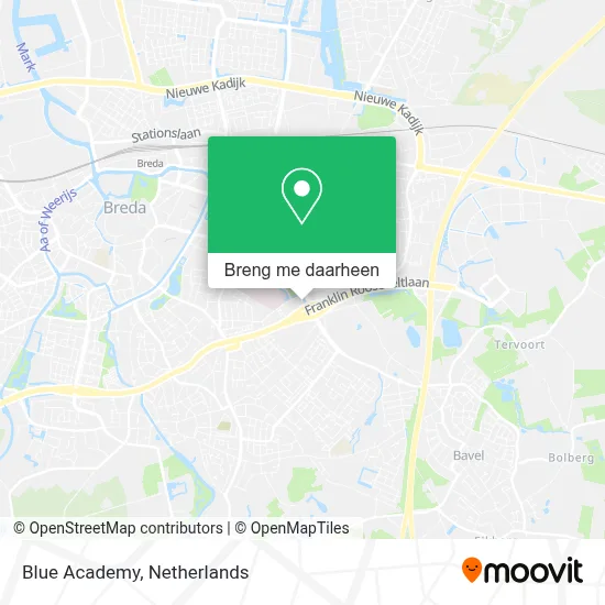 Blue Academy kaart