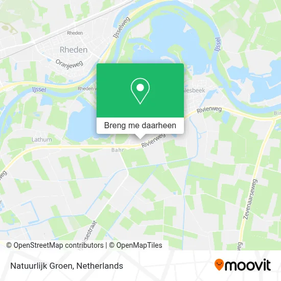 Natuurlijk Groen kaart