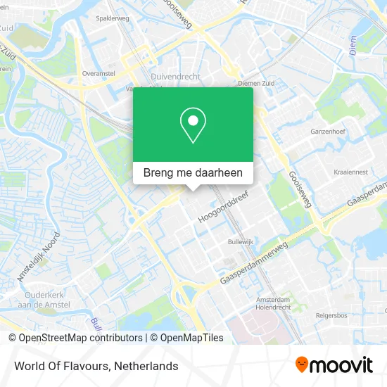 World Of Flavours kaart
