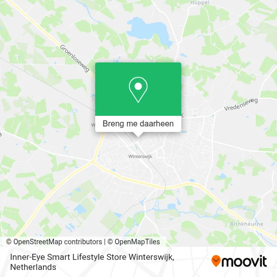 Inner-Eye Smart Lifestyle Store Winterswijk kaart