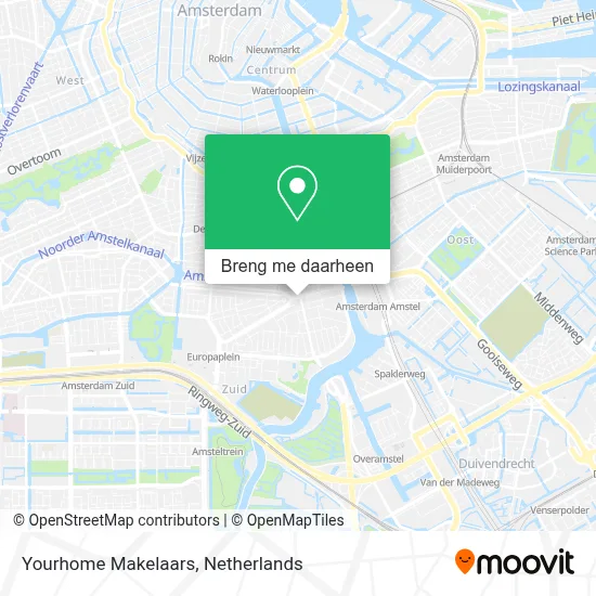 Yourhome Makelaars kaart