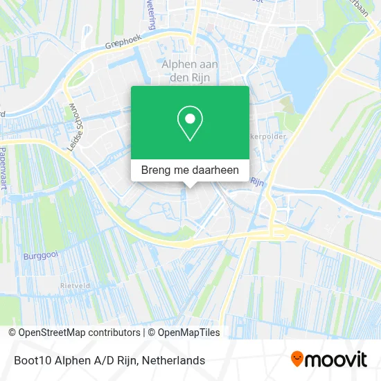 Boot10 Alphen A/D Rijn kaart