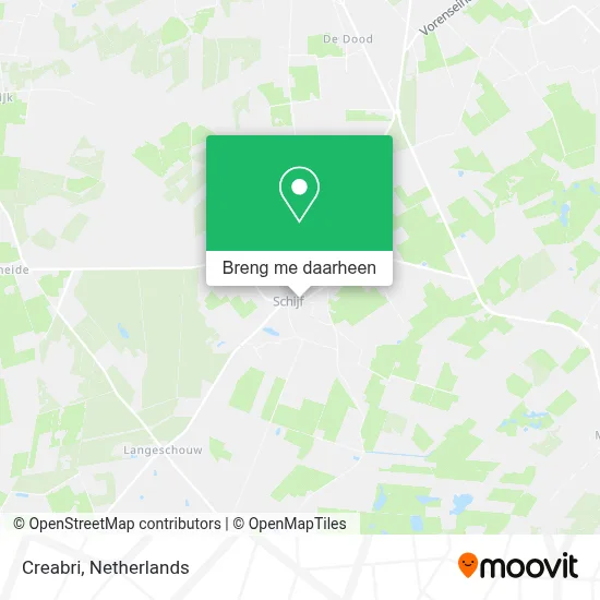Creabri kaart
