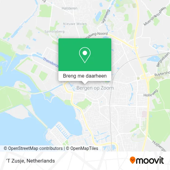 'T Zusje kaart