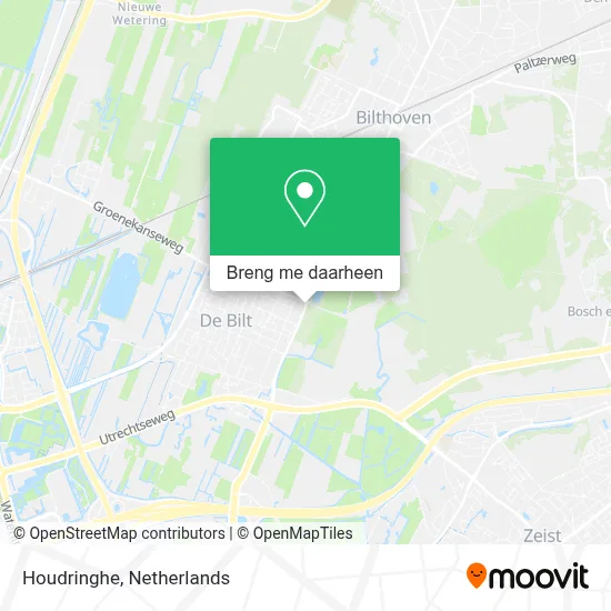 Houdringhe kaart