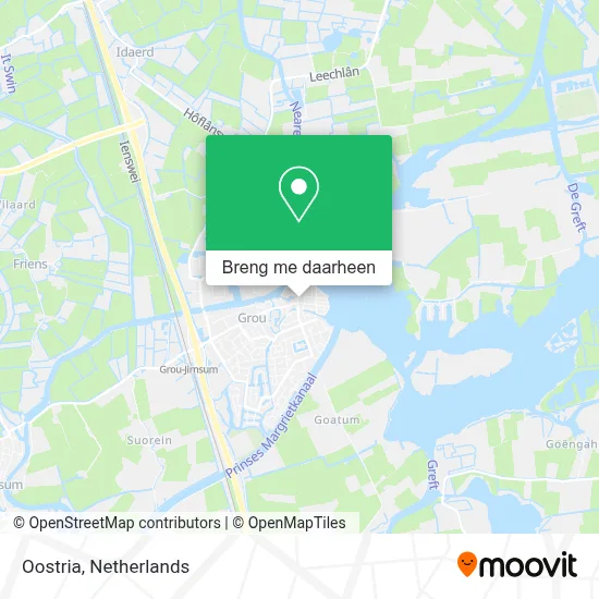 Oostria kaart
