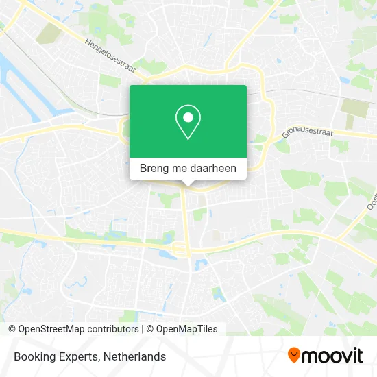 Booking Experts kaart
