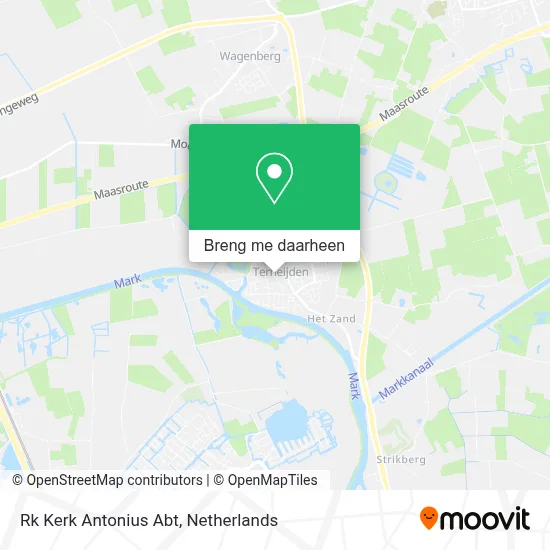 Rk Kerk Antonius Abt kaart