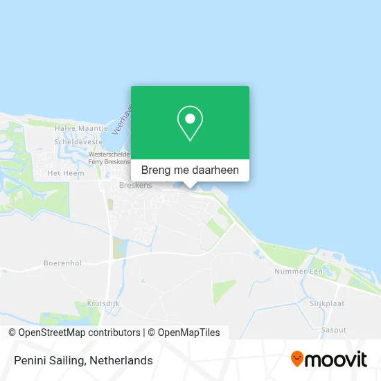 Penini Sailing kaart