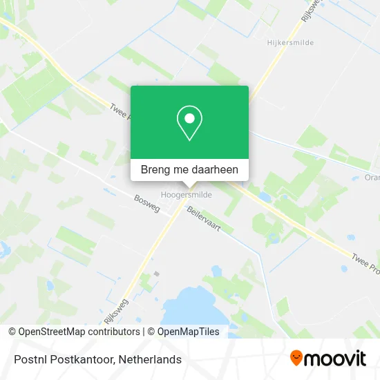 Postnl Postkantoor kaart