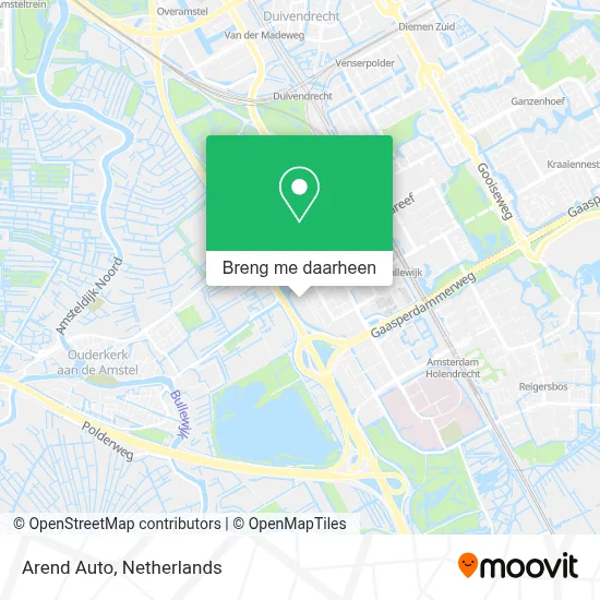 Arend Auto kaart