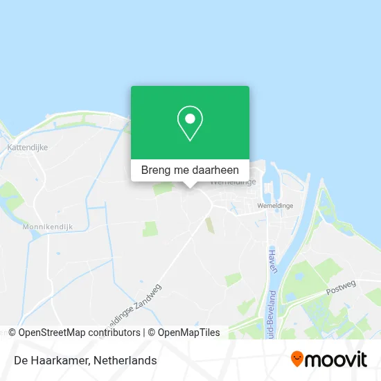 De Haarkamer kaart